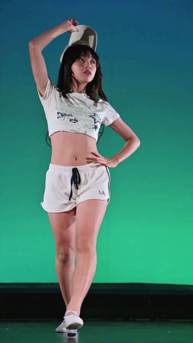 13歳中学1年生ＪＣ１アイゲキ地下アイドル星瑠菜おへそふとももパンチラ (7)