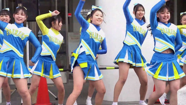 清純女子高生ＪＫチアガールチアリーダーミニスカーパンチラパンツ丸見え (137)