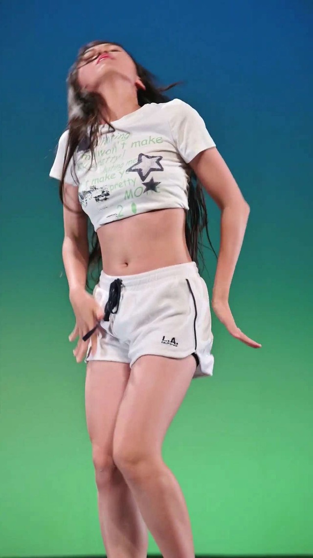 13歳中学1年生ＪＣ１アイゲキ地下アイドル星瑠菜おへそふとももパンチラ (25)