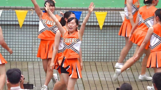 清純清楚埼玉栄高等学校チアガールチアリーダーパンチラパンツ丸見え (150)