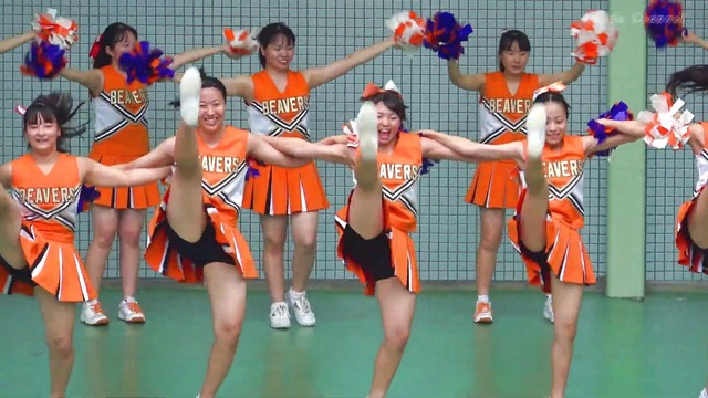 清純清楚埼玉栄高等学校チアガールチアリーダーパンチラパンツ丸見え (260)