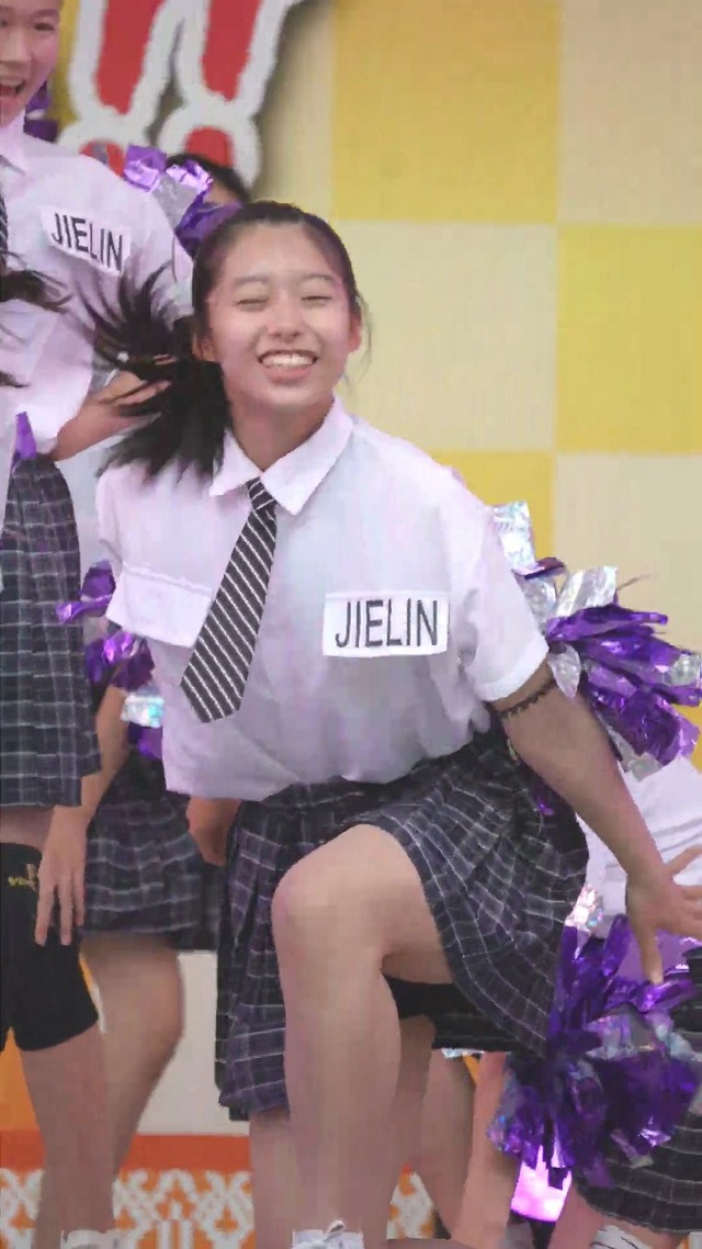 制服チェックプリーツミニスカートＪＣＪＫチアガールチアリーダーパンチラ (41)