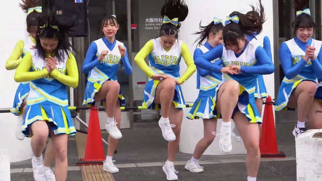 清純女子高生ＪＫチアガールチアリーダーミニスカーパンチラパンツ丸見え (155)