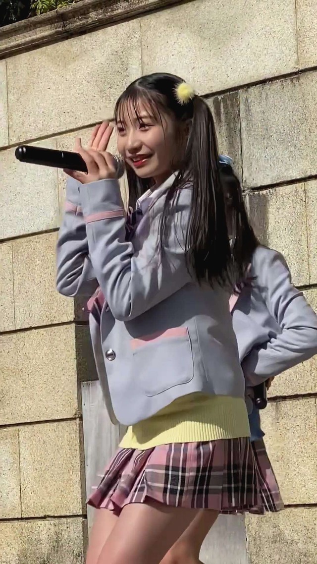 地下アイドルスプラウト学園女子高校生ＪＫ制服チェックミニスカートパンチラ (12)