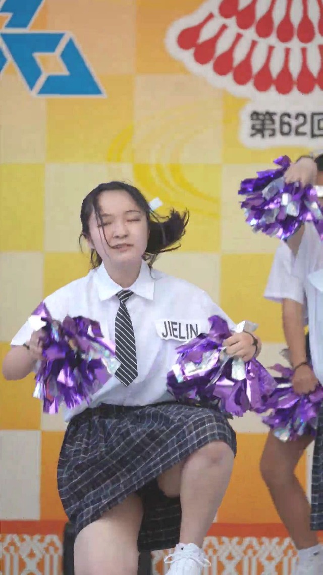 制服チェックプリーツミニスカートＪＣＪＫチアガールチアリーダーパンチラ (112)