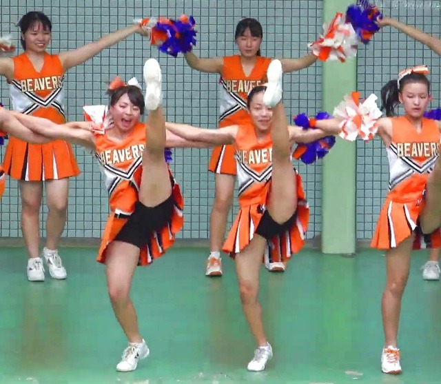 04清純清楚埼玉栄高等学校チアガールチアリーダーパンチラパンツ丸見え 918