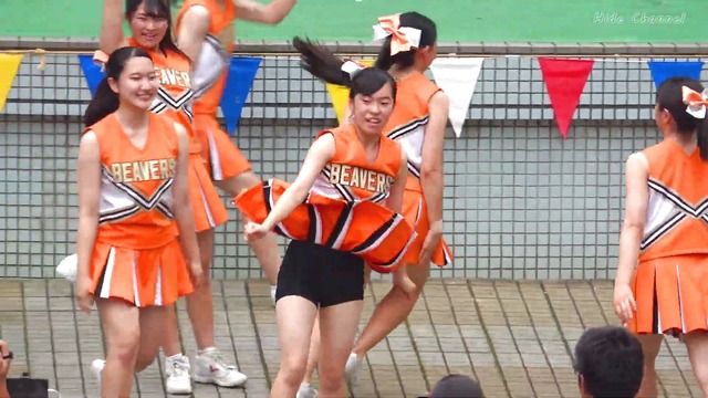 清純清楚埼玉栄高等学校チアガールチアリーダーパンチラパンツ丸見え (120)
