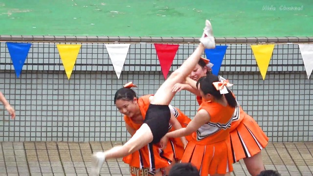 清純清楚埼玉栄高等学校チアガールチアリーダーパンチラパンツ丸見え (95)