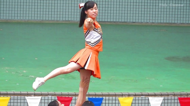 清純清楚埼玉栄高等学校チアガールチアリーダーパンチラパンツ丸見え (66)