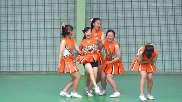 清純清楚埼玉栄高等学校チアガールチアリーダーパンチラパンツ丸見え (6)