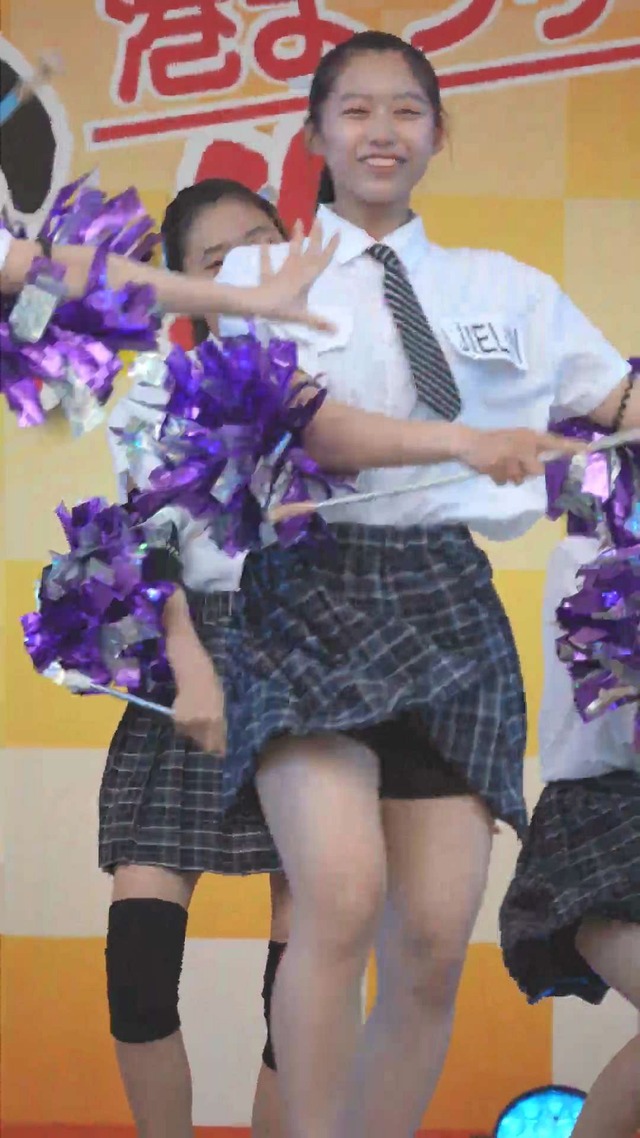 制服チェックプリーツミニスカートＪＣＪＫチアガールチアリーダーパンチラ (43)