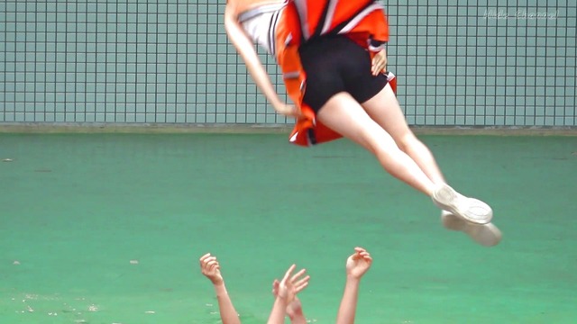 清純清楚埼玉栄高等学校チアガールチアリーダーパンチラパンツ丸見え (54)