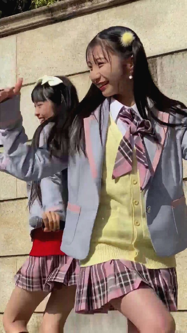 地下アイドルスプラウト学園女子高校生ＪＫ制服チェックミニスカートパンチラ (5)