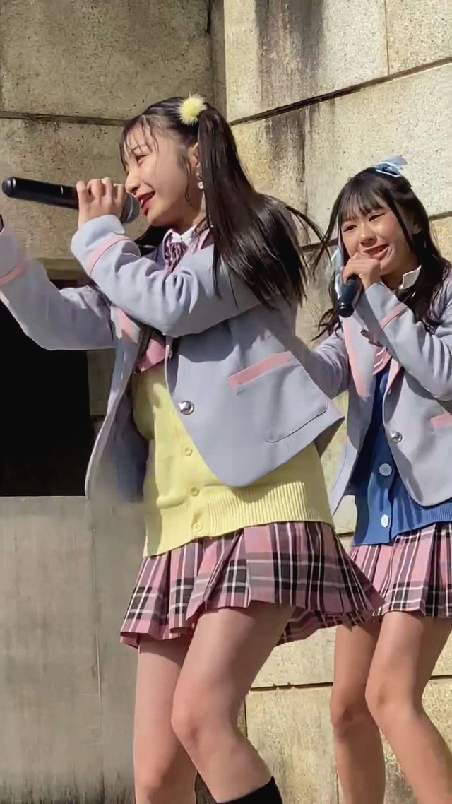 地下アイドルスプラウト学園女子高校生ＪＫ制服チェックミニスカートパンチラ (52)