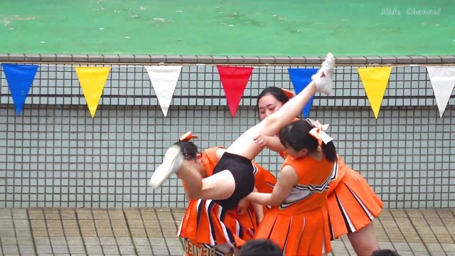 清純清楚埼玉栄高等学校チアガールチアリーダーパンチラパンツ丸見え (90)