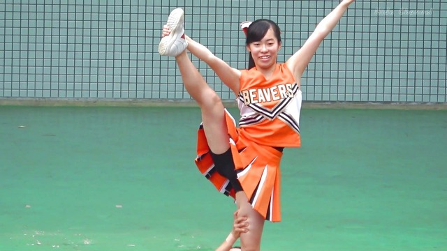 清純清楚埼玉栄高等学校チアガールチアリーダーパンチラパンツ丸見え (31)