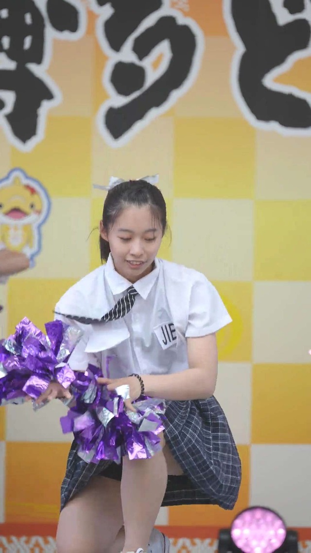 制服チェックプリーツミニスカートＪＣＪＫチアガールチアリーダーパンチラ (132)