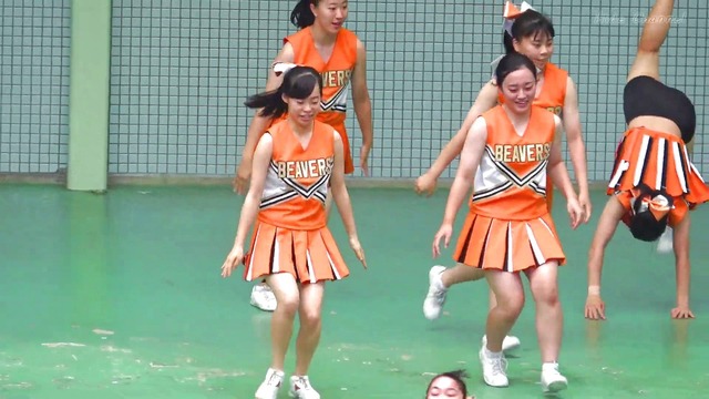 清純清楚埼玉栄高等学校チアガールチアリーダーパンチラパンツ丸見え (10)