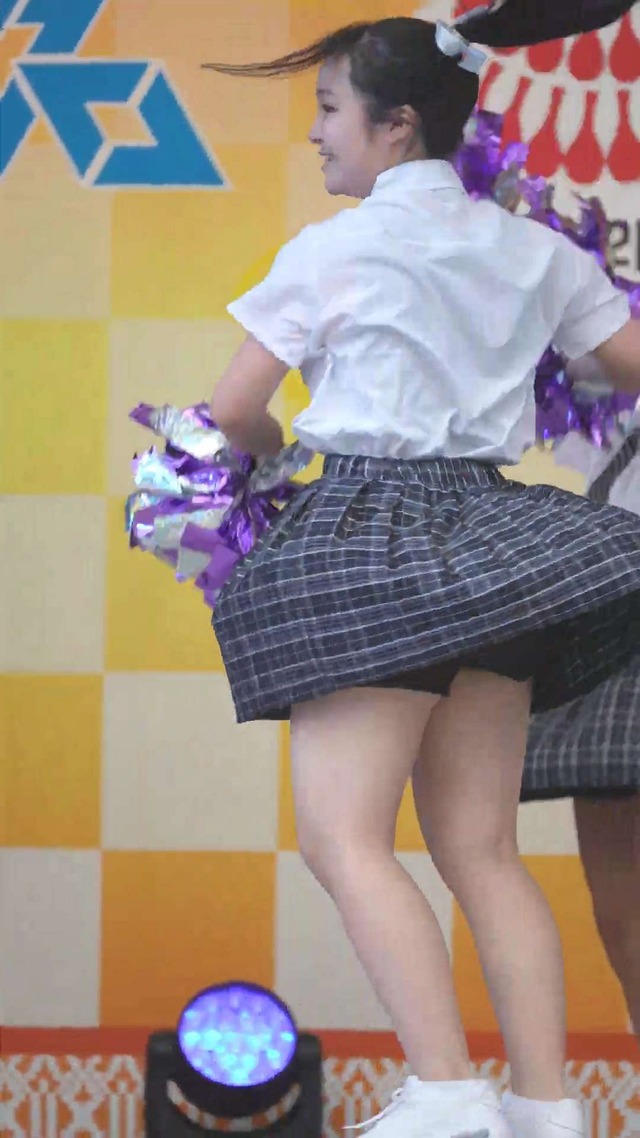 制服チェックプリーツミニスカートＪＣＪＫチアガールチアリーダーパンチラ (108)