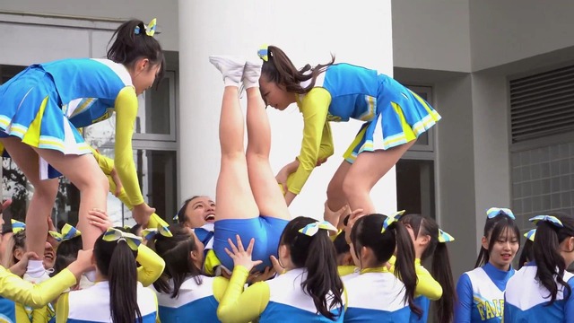 清純女子高生ＪＫチアガールチアリーダーミニスカーパンチラパンツ丸見え (63)