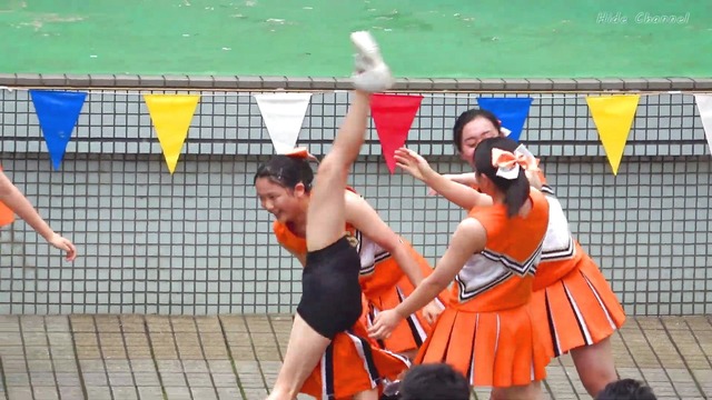 清純清楚埼玉栄高等学校チアガールチアリーダーパンチラパンツ丸見え (103)