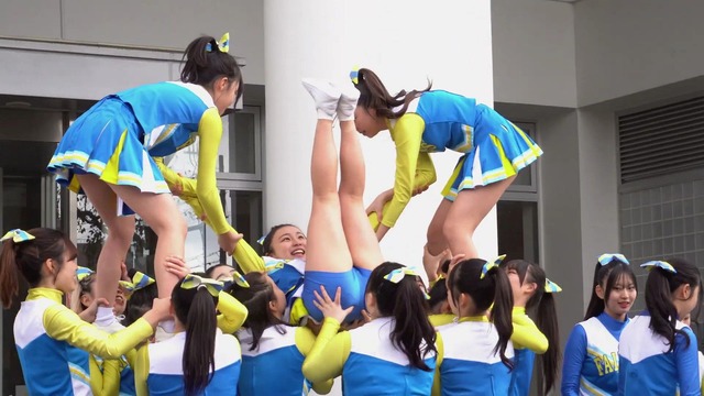 清純女子高生ＪＫチアガールチアリーダーミニスカーパンチラパンツ丸見え (50)