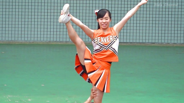 清純清楚埼玉栄高等学校チアガールチアリーダーパンチラパンツ丸見え (45)