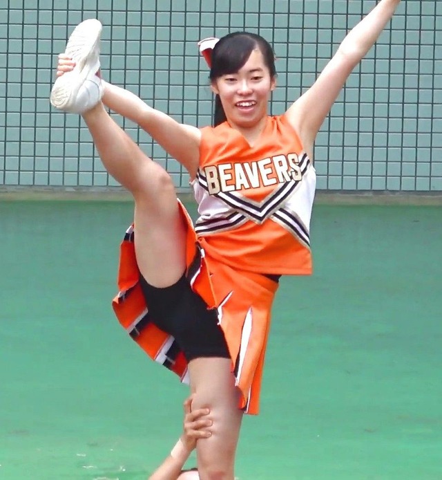 01清純清楚埼玉栄高等学校チアガールチアリーダーパンチラパンツ丸見え 244