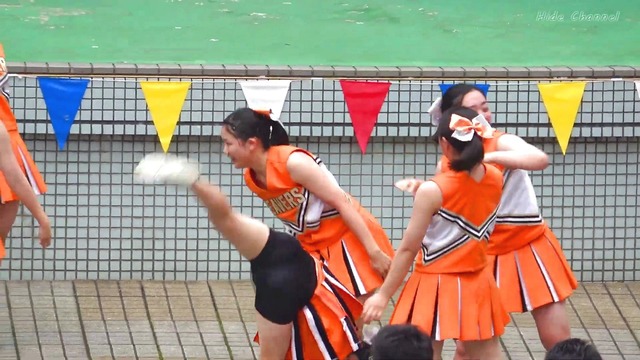 清純清楚埼玉栄高等学校チアガールチアリーダーパンチラパンツ丸見え (109)