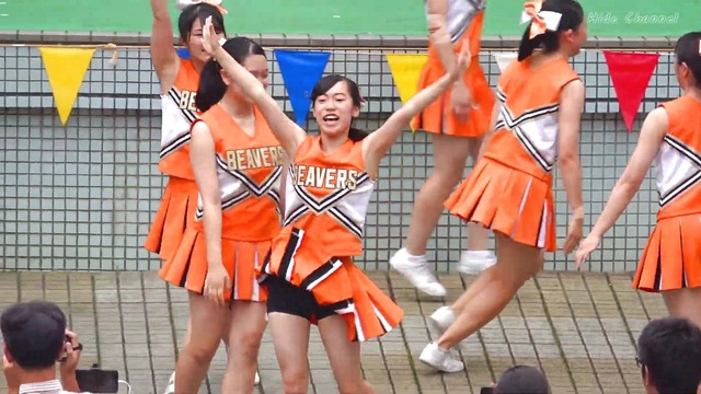 清純清楚埼玉栄高等学校チアガールチアリーダーパンチラパンツ丸見え (140)