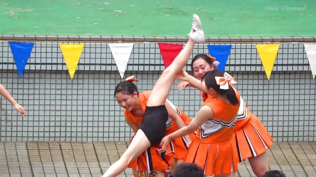 清純清楚埼玉栄高等学校チアガールチアリーダーパンチラパンツ丸見え (98)