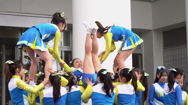 清純女子高生ＪＫチアガールチアリーダーミニスカーパンチラパンツ丸見え (46)