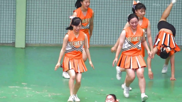 清純清楚埼玉栄高等学校チアガールチアリーダーパンチラパンツ丸見え (13)