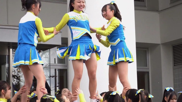 清純女子高生ＪＫチアガールチアリーダーミニスカーパンチラパンツ丸見え (133)