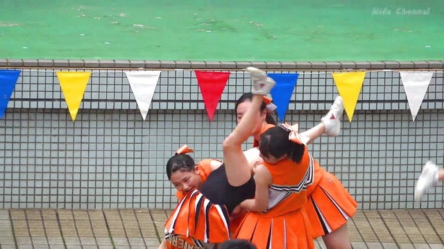 清純清楚埼玉栄高等学校チアガールチアリーダーパンチラパンツ丸見え (80)