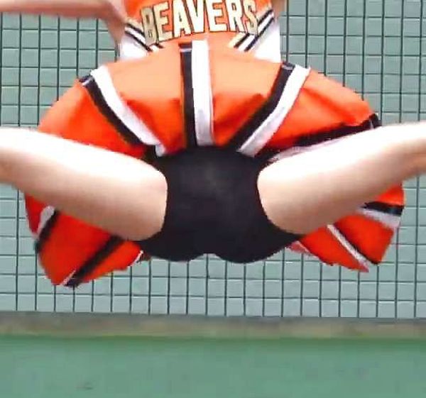031清純清楚埼玉栄高等学校チアガールチアリーダーパンチラパンツ丸見え 824
