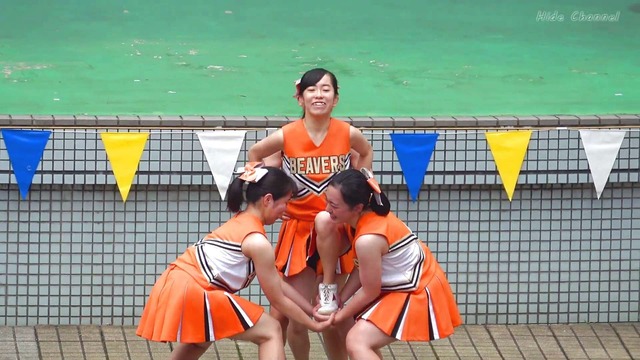 清純清楚埼玉栄高等学校チアガールチアリーダーパンチラパンツ丸見え (15)