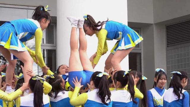 清純女子高生ＪＫチアガールチアリーダーミニスカーパンチラパンツ丸見え (68)