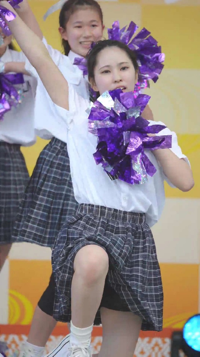 制服チェックプリーツミニスカートＪＣＪＫチアガールチアリーダーパンチラ (181)