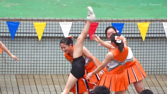 清純清楚埼玉栄高等学校チアガールチアリーダーパンチラパンツ丸見え (102)