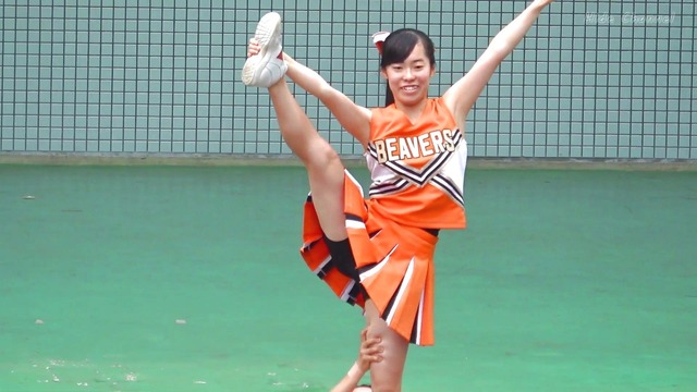 清純清楚埼玉栄高等学校チアガールチアリーダーパンチラパンツ丸見え (36)