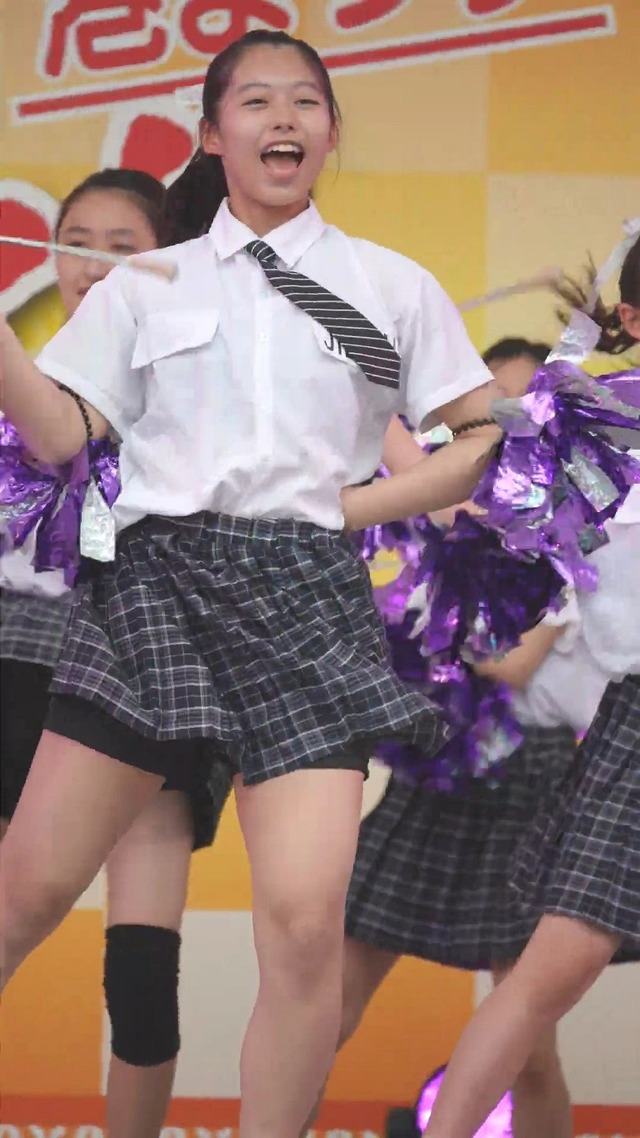 制服チェックプリーツミニスカートＪＣＪＫチアガールチアリーダーパンチラ (52)