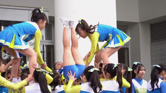 清純女子高生ＪＫチアガールチアリーダーミニスカーパンチラパンツ丸見え (82)