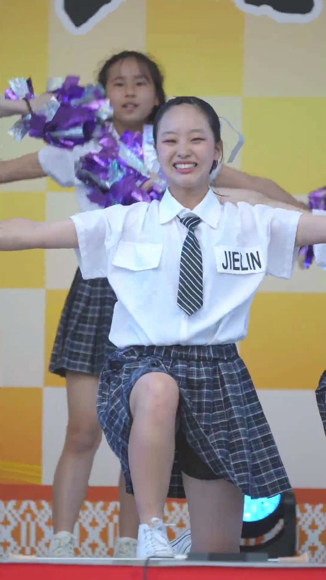 制服チェックプリーツミニスカートＪＣＪＫチアガールチアリーダーパンチラ (62)