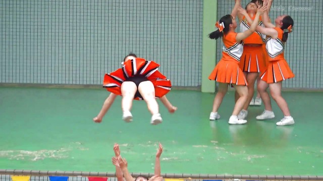 清純清楚埼玉栄高等学校チアガールチアリーダーパンチラパンツ丸見え (212)