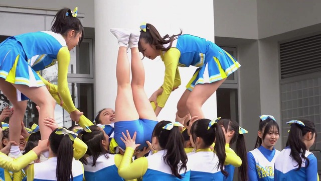 清純女子高生ＪＫチアガールチアリーダーミニスカーパンチラパンツ丸見え (70)