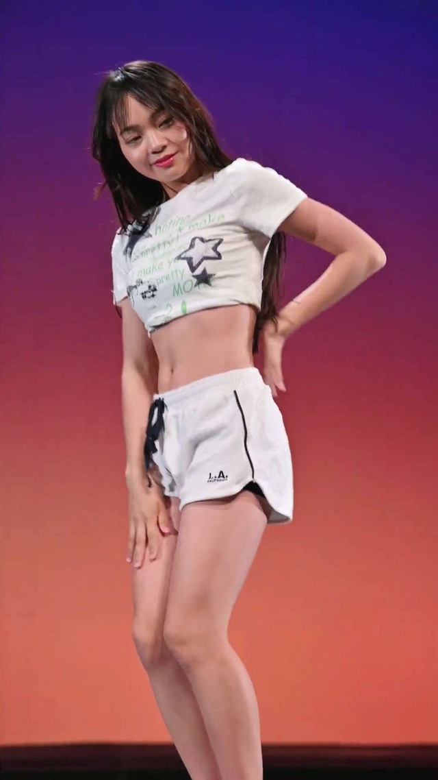 13歳中学1年生ＪＣ１アイゲキ地下アイドル星瑠菜おへそふとももパンチラ (52)