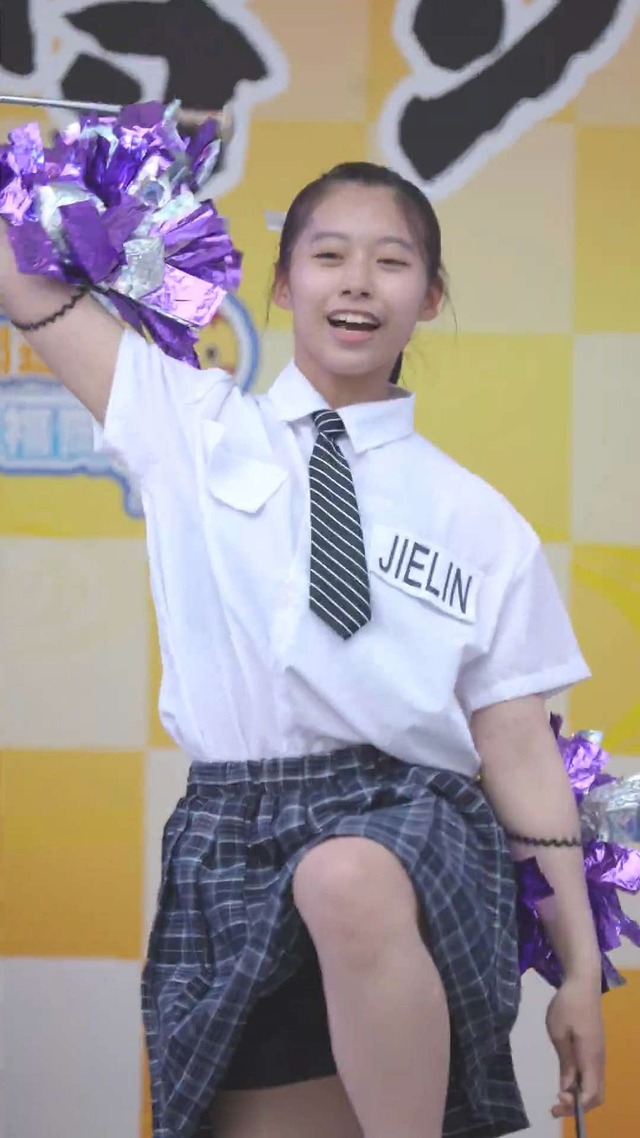 制服チェックプリーツミニスカートＪＣＪＫチアガールチアリーダーパンチラ (149)