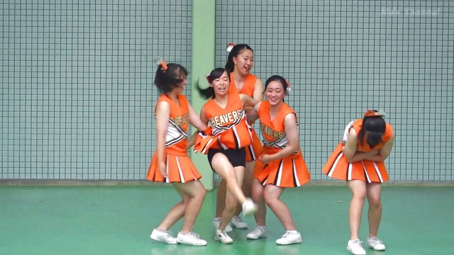 清純清楚埼玉栄高等学校チアガールチアリーダーパンチラパンツ丸見え (5)