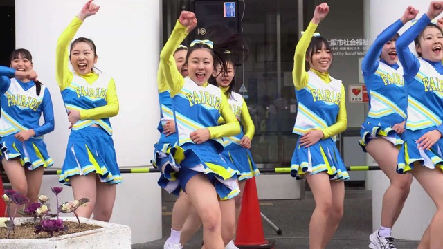 清純女子高生ＪＫチアガールチアリーダーミニスカーパンチラパンツ丸見え (158)